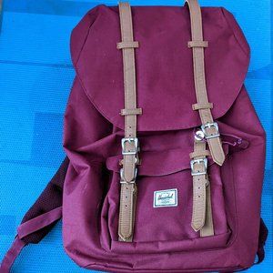 Herschel Little American Backpack Red Windsor Wine